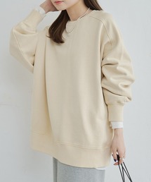 PUAL CE CIN | シンプル裏毛スウェットプルオーバー(スウェット)