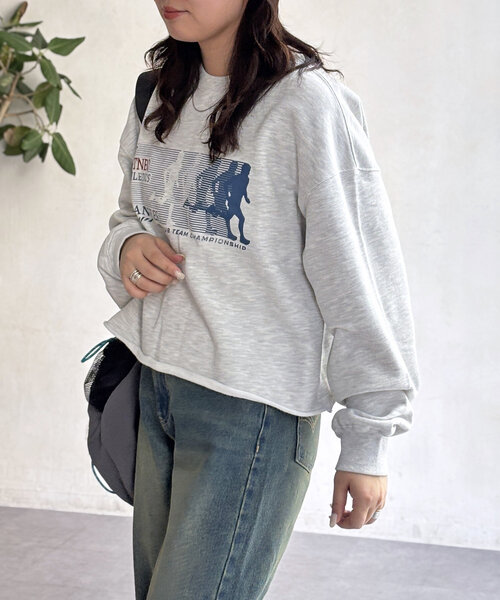 CPCM(シーピーシーエム)の「ランニング裏毛スウェット(Tシャツ/カットソー・レディース・グレー/チャコールグレー/ピンク/オレンジ・SMALL/MEDIUM)」の9枚目の写真
