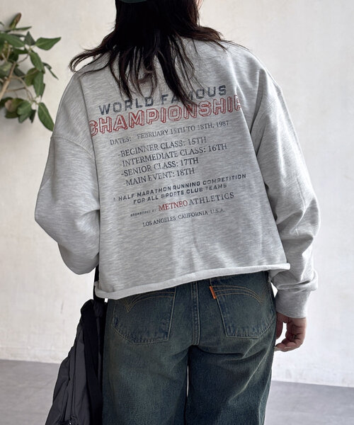 CPCM(シーピーシーエム)の「ランニング裏毛スウェット(Tシャツ/カットソー・レディース・グレー/チャコールグレー/ピンク/オレンジ・SMALL/MEDIUM)」の10枚目の写真