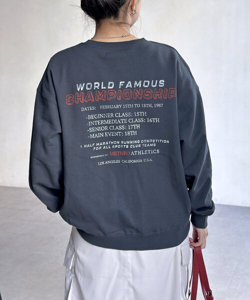 CPCM(シーピーシーエム)の「ランニング裏毛スウェット(Tシャツ/カットソー・レディース・グレー/チャコールグレー/ピンク/オレンジ・SMALL/MEDIUM)」の14枚目の写真