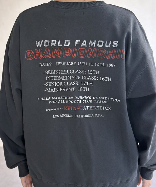 CPCM(シーピーシーエム)の「ランニング裏毛スウェット(Tシャツ/カットソー・レディース・グレー/チャコールグレー/ピンク/オレンジ・SMALL/MEDIUM)」の19枚目の写真