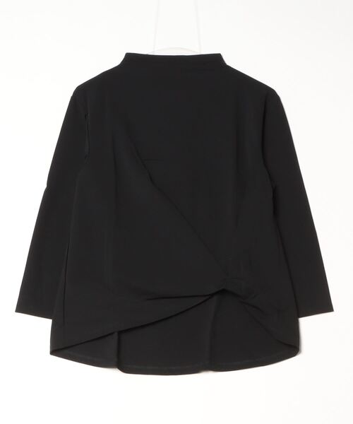 Gabardine K.T(ギャバジンケーティー)の「ポンチ ワンタックプルオーバー(Tシャツ/カットソー・レディース・オフホワイト/ブラック/サックスブルー・9号/11号)」の2枚目の写真