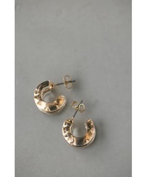 クリアフープピアス