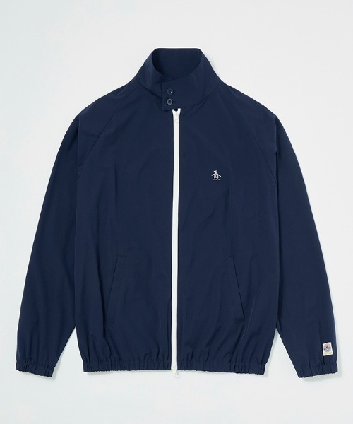 penguin BY MUNSINGWEAR(ペンギン バイ マンシングウェア)の「STYLE 2250 Nylon stretch jacket(ナイロンジャケット・メンズ・ネイビー/グリーン/レッド/ブラック・M/L/XL)」の1枚目の写真