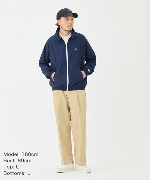 penguin BY MUNSINGWEAR(ペンギン バイ マンシングウェア)の「STYLE 2250 Nylon stretch jacket(ナイロンジャケット・メンズ・ネイビー/グリーン/レッド/ブラック・M/L/XL)」の22枚目の写真