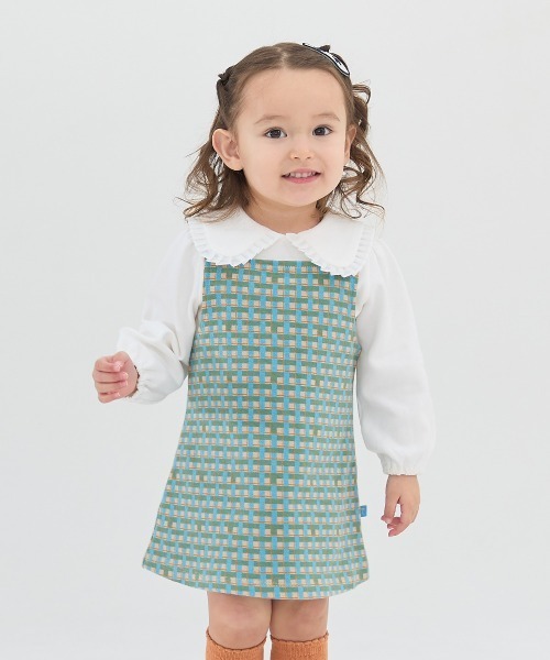 【正規品】モイモルン　ワンピースセット リーフワンピース&ベストセット | おしゃれな子供服 moimoln