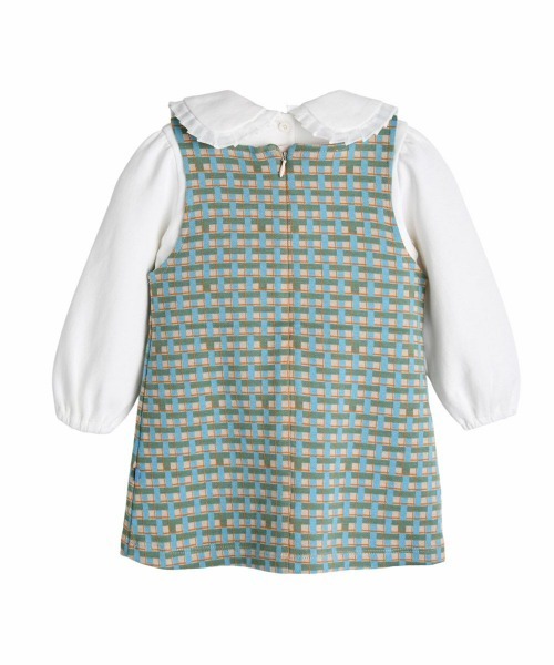 【正規品】モイモルン　ワンピースセット リーフワンピース&ベストセット | おしゃれな子供服 moimoln