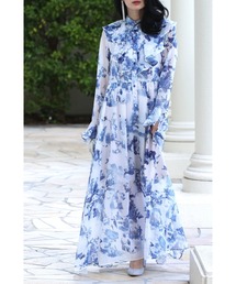 スティフダブルクロス バレルシルエットワンピース（ワンピース