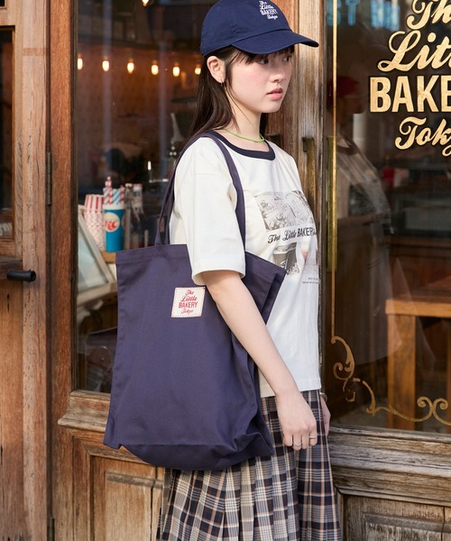 forksy.（フォルクシー）の「【The Little BAKERY TOKYO × forksy.】アソート柄 ロゴ / フォトプリント リンガー半袖TEE（Tシャツ/カットソー・レディース・ピンク/アイボリー/ネイビー/杢グレー・FREE）」の17枚目の写真