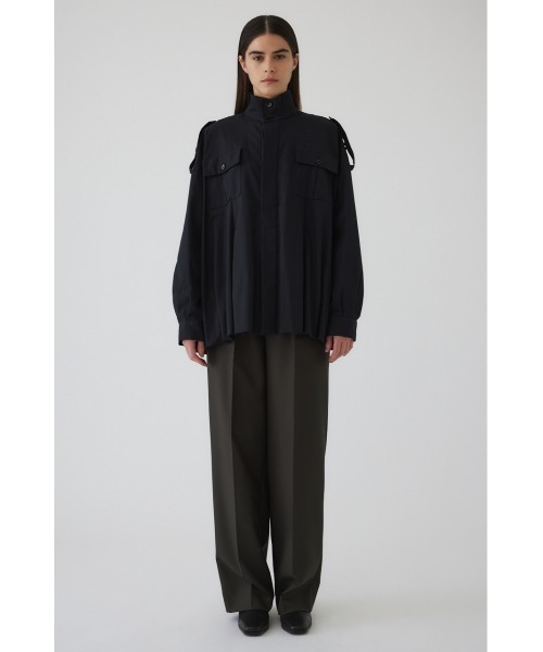 RIM.ARK（リムアーク）の「Balloon trench CT バルーントレンチコート（トレンチコート・レディース・ベージュ/ブラック・38/36）」の3枚目の写真