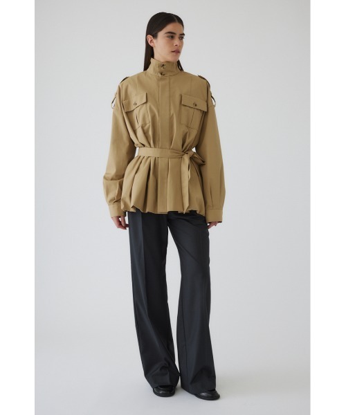 RIM.ARK（リムアーク）の「Balloon trench CT バルーントレンチコート（トレンチコート・レディース・ベージュ/ブラック・38/36）」の16枚目の写真