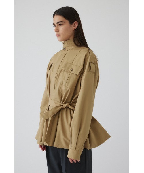 RIM.ARK（リムアーク）の「Balloon trench CT バルーントレンチコート（トレンチコート・レディース・ベージュ/ブラック・38/36）」の21枚目の写真