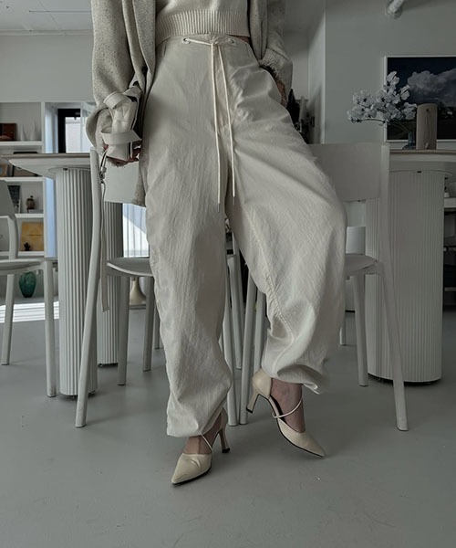 WILLFULLY（ウィルフリー）の「side gather drawstring PT（その他パンツ・レディース・ブラック/ストーン/ホワイト系その他・FREE）」の11枚目の写真