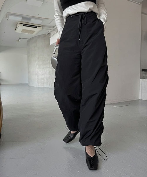 WILLFULLY（ウィルフリー）の「side gather drawstring PT（その他パンツ・レディース・ブラック/ストーン/ホワイト系その他・FREE）」の14枚目の写真