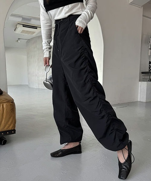 WILLFULLY（ウィルフリー）の「side gather drawstring PT（その他パンツ・レディース・ブラック/ストーン/ホワイト系その他・FREE）」の18枚目の写真