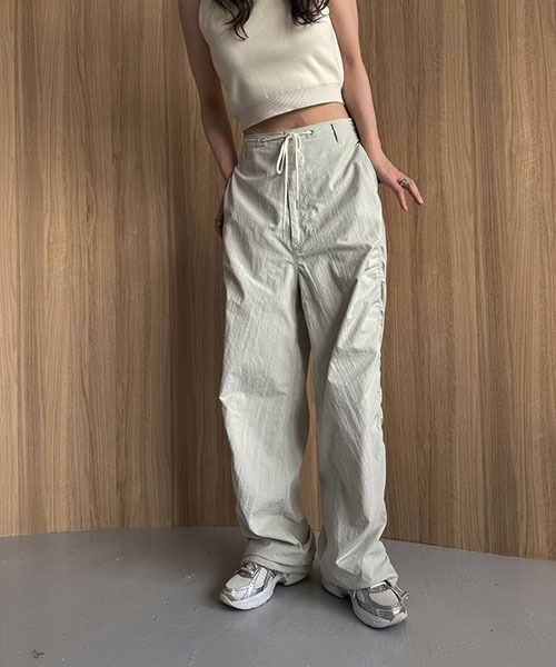 WILLFULLY（ウィルフリー）の「side gather drawstring PT（その他パンツ・レディース・ブラック/ストーン/ホワイト系その他・FREE）」の21枚目の写真