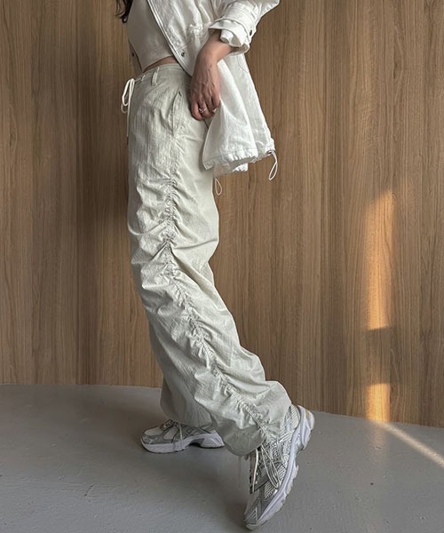 WILLFULLY（ウィルフリー）の「side gather drawstring PT（その他パンツ・レディース・ブラック/ストーン/ホワイト系その他・FREE）」の22枚目の写真