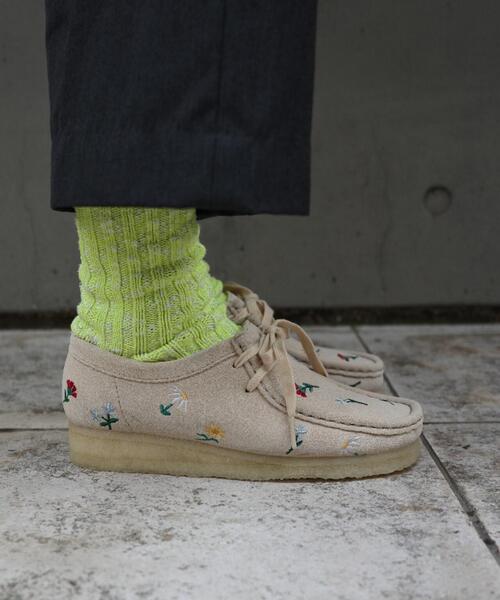 ワラビー　CLARKS ✖︎ END. クラークス　エンド　 モカシン　ブーツ CLARKS クラークス Wallabee Scout ワラビー スカウト レザー