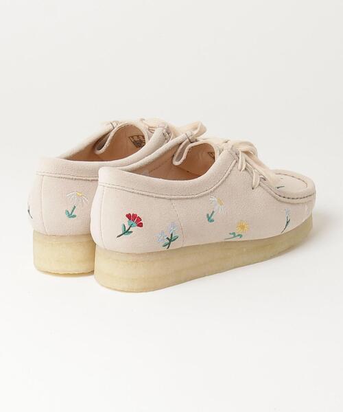 クラークス　ナタリー　ワラビーブーツ　モカシン　ベージュ　27.5 Clarks デッキシューズ モカシン 「CLARKS/クラークス
