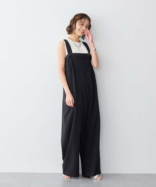 anyfee(エニフィー)の「【anyfee/プラスサイズ】USAコットンベーシックノースリーブカットソー(接触冷感)(Tシャツ/カットソー・レディース・ホワイト/チャコール/ブラック・LL/3L/4L/5L)」の8枚目の写真