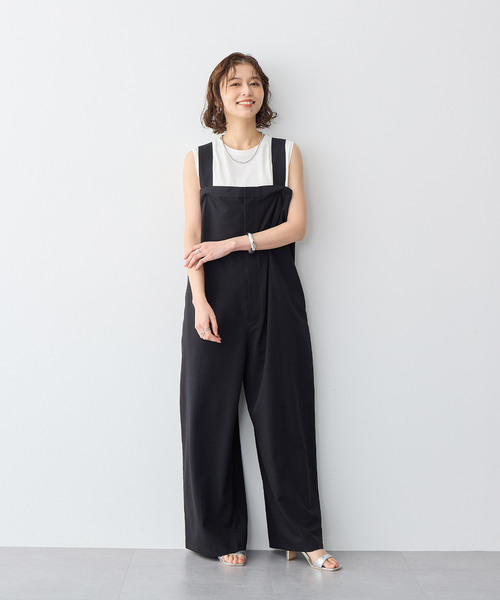 anyfee(エニフィー)の「【anyfee/プラスサイズ】USAコットンベーシックノースリーブカットソー(接触冷感)(Tシャツ/カットソー・レディース・ホワイト/チャコール/ブラック・LL/3L/4L/5L)」の9枚目の写真