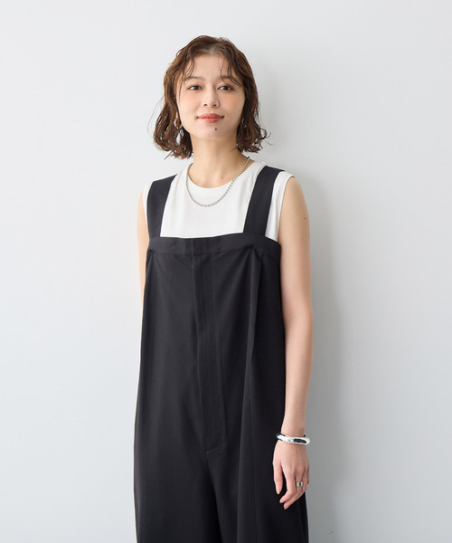 anyfee(エニフィー)の「【anyfee/プラスサイズ】USAコットンベーシックノースリーブカットソー(接触冷感)(Tシャツ/カットソー・レディース・ホワイト/チャコール/ブラック・LL/3L/4L/5L)」の10枚目の写真