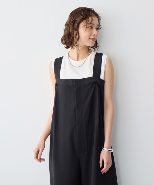 anyfee(エニフィー)の「【anyfee/プラスサイズ】USAコットンベーシックノースリーブカットソー(接触冷感)(Tシャツ/カットソー・レディース・ホワイト/チャコール/ブラック・LL/3L/4L/5L)」の13枚目の写真