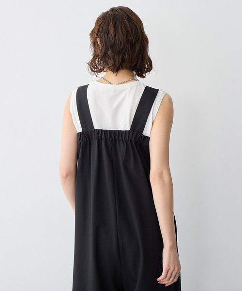 anyfee(エニフィー)の「【anyfee/プラスサイズ】USAコットンベーシックノースリーブカットソー(接触冷感)(Tシャツ/カットソー・レディース・ホワイト/チャコール/ブラック・LL/3L/4L/5L)」の15枚目の写真