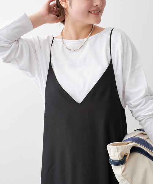 Spick & Span（スピックアンドスパン）の「《追加》コットンスラブクルーネックプルオーバー（Tシャツ/カットソー・レディース・ネイビー/イエロー/ホワイト/ピンク系その他・FREE）」の14枚目の写真