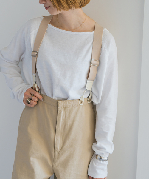 Spick & Span（スピックアンドスパン）の「《追加》コットンスラブクルーネックプルオーバー（Tシャツ/カットソー・レディース・ネイビー/イエロー/ホワイト/ピンク系その他・FREE）」の19枚目の写真