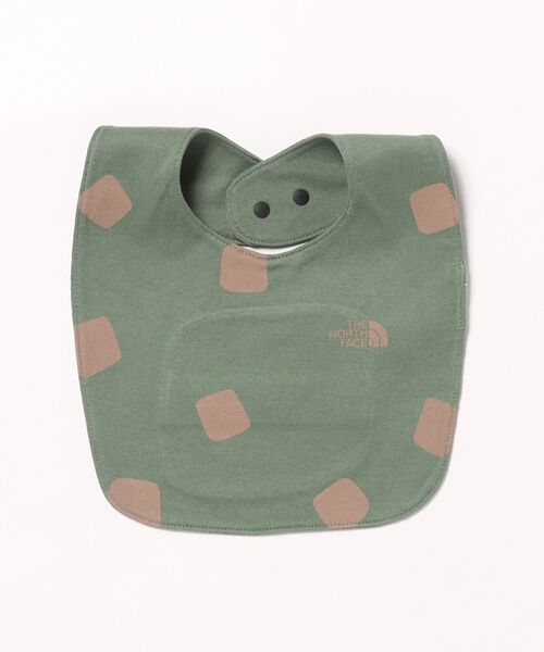 THE NORTH FACE（ザノースフェイス）の「THE NORTH FACE Baby Packable Animal Graphic Bib NNB22511（スタイ/よだれかけ・キッズ・ホワイト/グリーン/ピンク/オフホワイト・FREE）」の11枚目の写真