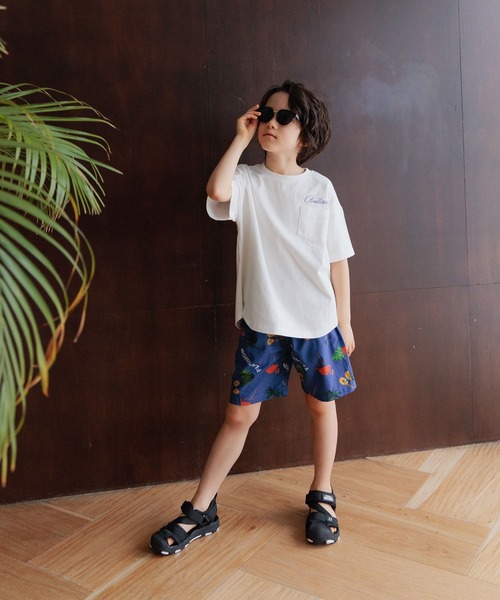 PENDLETON（ペンドルトン）の「【PENDLETON(ペンドルトン)】別注バックプリントTシャツ25SS(KIDS)（Tシャツ/カットソー・キッズ・ホワイト/ブルー/チャコール・110cm/120cm/130cm/140cm/150cm）」の4枚目の写真