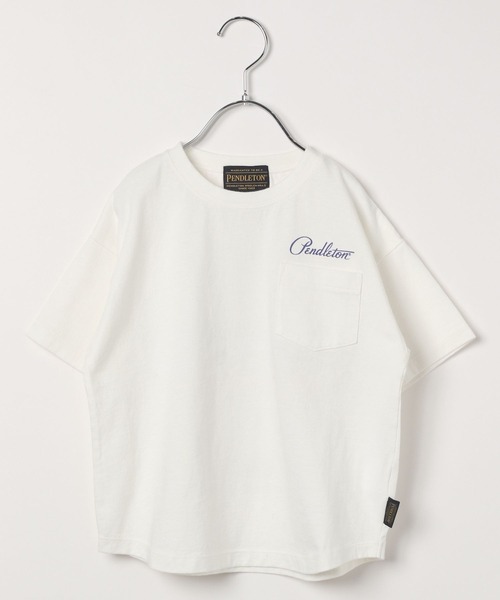 PENDLETON（ペンドルトン）の「【PENDLETON(ペンドルトン)】別注バックプリントTシャツ25SS(KIDS)（Tシャツ/カットソー・キッズ・ホワイト/ブルー/チャコール・110cm/120cm/130cm/140cm/150cm）」の8枚目の写真