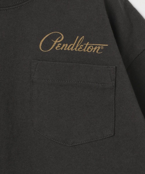 PENDLETON（ペンドルトン）の「【PENDLETON(ペンドルトン)】別注バックプリントTシャツ25SS(KIDS)（Tシャツ/カットソー・キッズ・ホワイト/ブルー/チャコール・110cm/120cm/130cm/140cm/150cm）」の22枚目の写真