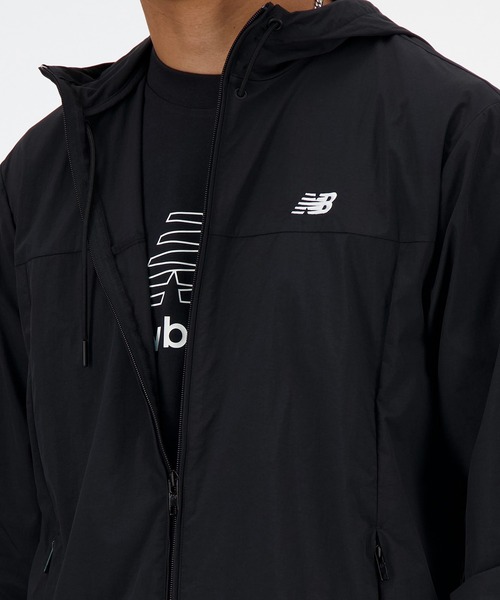 NEW BALANCE(ニューバランス)の「Athletics ウィンドジャケット(ナイロンジャケット・メンズ・ブラック・SMALL/MEDIUM/LARGE/X-LARGE/XX-LARGE)」の6枚目の写真