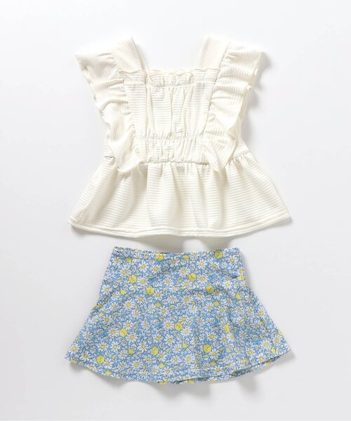 セール】【UVカット/ジュニア対応】レモン・花柄シャーリング