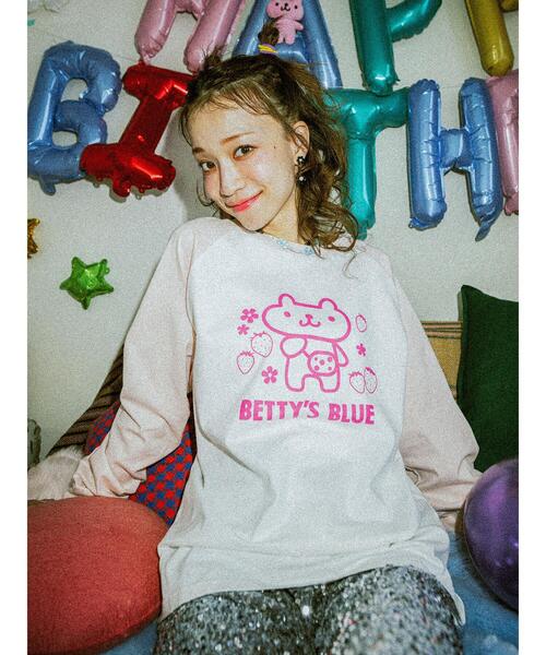 セール】エイミーちゃん プリント ラグランロン T（Tシャツ