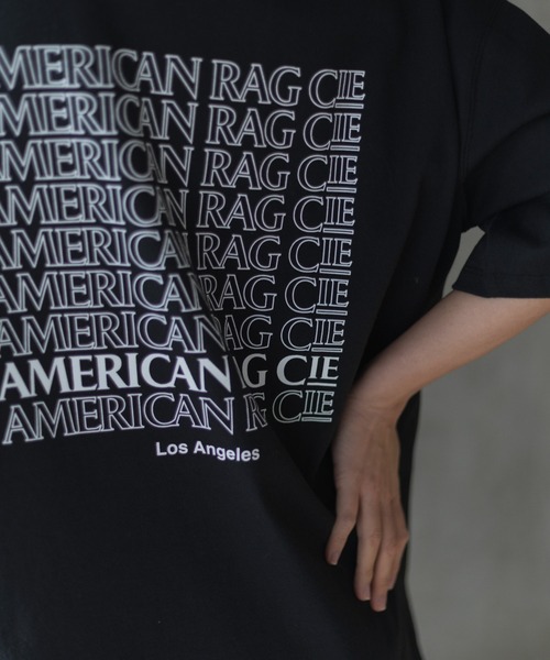 AMERICAN RAG CIE（アメリカンラグシー）の「for BAYFLOW リピートロゴショートスリーブTシャツ（Tシャツ/カットソー・レディース・ブラック/ホワイト・L/M）」の20枚目の写真