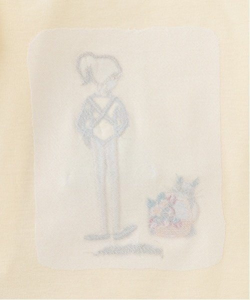 petit main(プティマイン)の「【リンク】girlアップリケ長T(キッズ)(Tシャツ/カットソー・キッズ・オフホワイト/クリーム/レッド/ネイビー・130cm/80cm/100cm/110cm/120cm/90cm)」の18枚目の写真