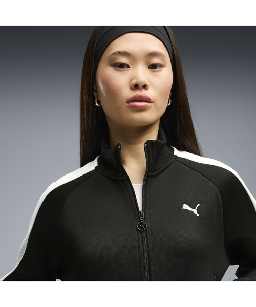 PUMA(プーマ)の「PUMA プーマ ウィメンズ T7 オールウェイズ オン ショート トラック ジャケ(ジャージ・レディース・ベージュ系その他/ブラック・MEDIUM/LARGE/X-LARGE/SMALL)」の16枚目の写真