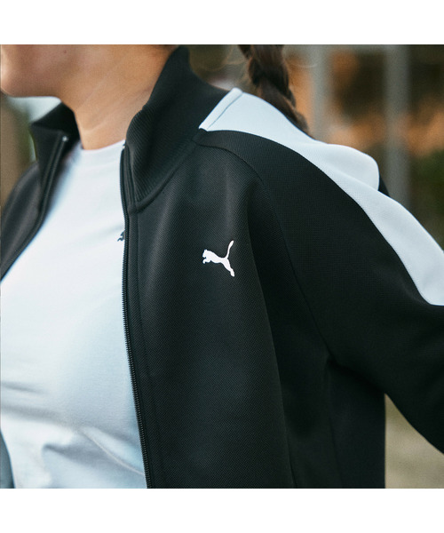 PUMA(プーマ)の「PUMA プーマ ウィメンズ T7 オールウェイズ オン ショート トラック ジャケ(ジャージ・レディース・ベージュ系その他/ブラック・MEDIUM/LARGE/X-LARGE/SMALL)」の18枚目の写真