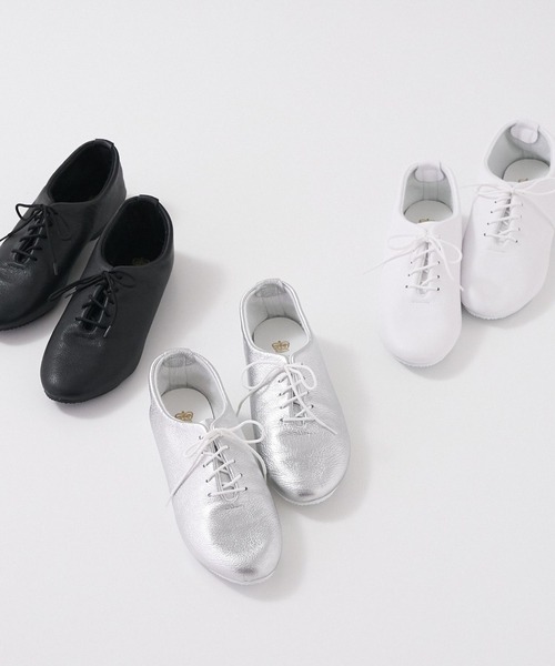 CROWN JAZZ（クラウンジャズ）の「【WEB限定】【CROWN/クラウン】DANCE JAZZシューズ（ドレスシューズ・レディース・ホワイト/ブラック/ベージュ・4/5/6）」の12枚目の写真