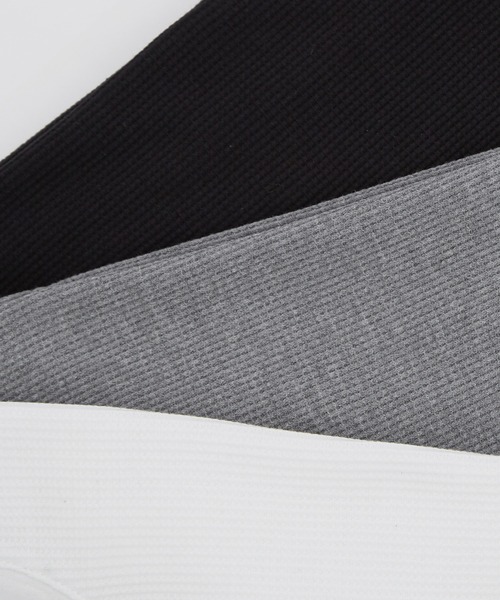 SIDEWAY STANCE(サイドウェイスタンス)の「【SIDEWAY STANCE】ワッフル ヘンリー ネック 長袖Tシャツ(Tシャツ/カットソー・メンズ・ホワイト/ブラック/杢グレー・X-LARGE/LARGE/MEDIUM/SMALL)」の18枚目の写真