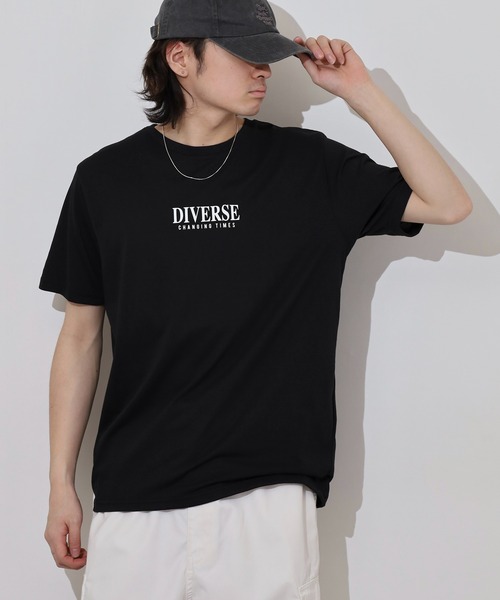 FUNALIVE(ファンアライブ)の「ミニロゴTシャツ 吸水速乾 UVカット(Tシャツ/カットソー・メンズ・ホワイト/サーモンピンク/スミクロ/ネイビー/ミント/ブラック/グレイッシュベージュ/ブラック系その他2/オリーブ/ブルー/オフホワイト/ブラック系その他3・M/L/LL)」の5枚目の写真