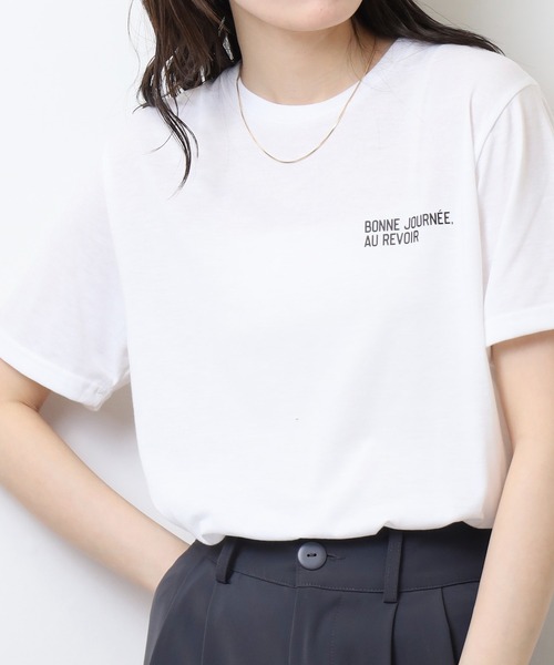 FUNALIVE(ファンアライブ)の「ミニロゴTシャツ 吸水速乾 UVカット(Tシャツ/カットソー・メンズ・ホワイト/サーモンピンク/スミクロ/ネイビー/ミント/ブラック/グレイッシュベージュ/ブラック系その他2/オリーブ/ブルー/オフホワイト/ブラック系その他3・M/L/LL)」の13枚目の写真