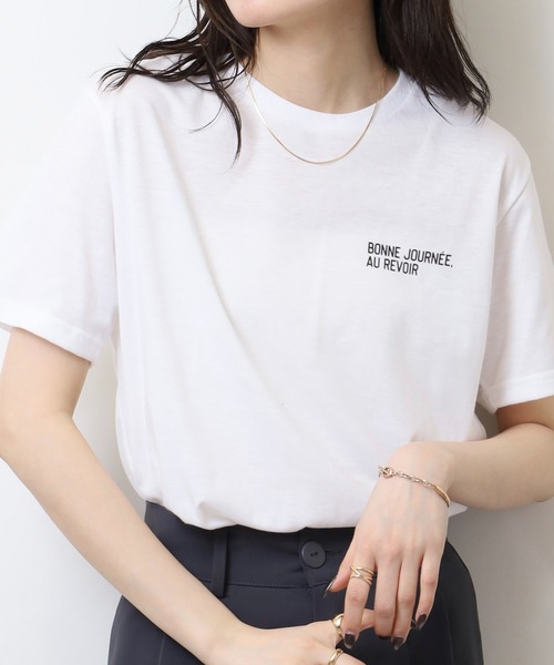 FUNALIVE(ファンアライブ)の「ミニロゴTシャツ 吸水速乾 UVカット(Tシャツ/カットソー・メンズ・ホワイト/サーモンピンク/スミクロ/ネイビー/ミント/ブラック/グレイッシュベージュ/ブラック系その他2/オリーブ/ブルー/オフホワイト/ブラック系その他3・M/L/LL)」の14枚目の写真