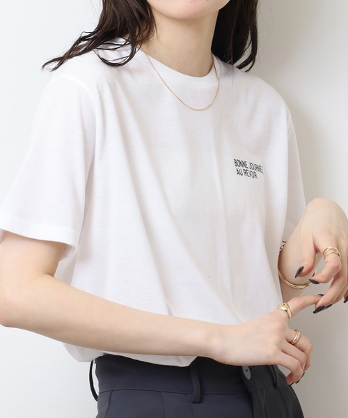 FUNALIVE(ファンアライブ)の「ミニロゴTシャツ 吸水速乾 UVカット(Tシャツ/カットソー・メンズ・ホワイト/サーモンピンク/スミクロ/ネイビー/ミント/ブラック/グレイッシュベージュ/ブラック系その他2/オリーブ/ブルー/オフホワイト/ブラック系その他3・M/L/LL)」の15枚目の写真