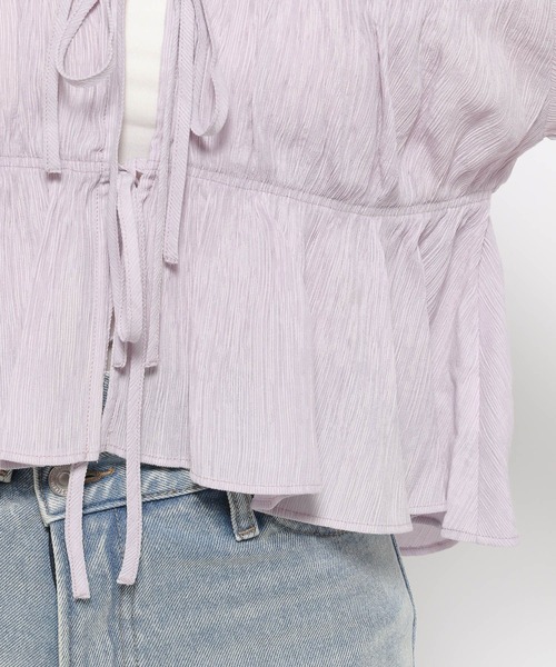 ヨウリュウシャーリングショートブラウス 289336（シャツ/ブラウス