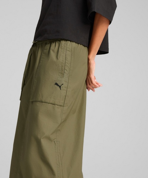 PUMA（プーマ）の「PUMA プーマ ウィメンズ フューチャー プーマ アーカイブ ジップオフ スカート（スカート・レディース・ブラック/グリーン系その他・SMALL/X-LARGE/LARGE/MEDIUM）」の11枚目の写真