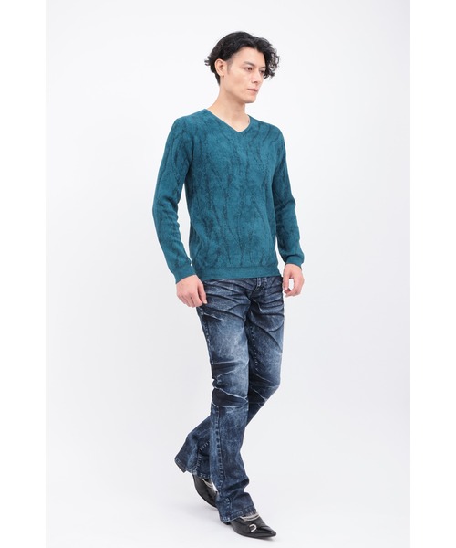 TORNADO MART（トルネードマート）の「ｽﾄﾛﾝｸﾞｳﾞｨﾝﾃｰｼﾞｼｭｰｶｯﾄﾃﾞﾆﾑ（デニムパンツ・メンズ・ブラック/ネイビー・LL/S/M/L/XXL）」の3枚目の写真